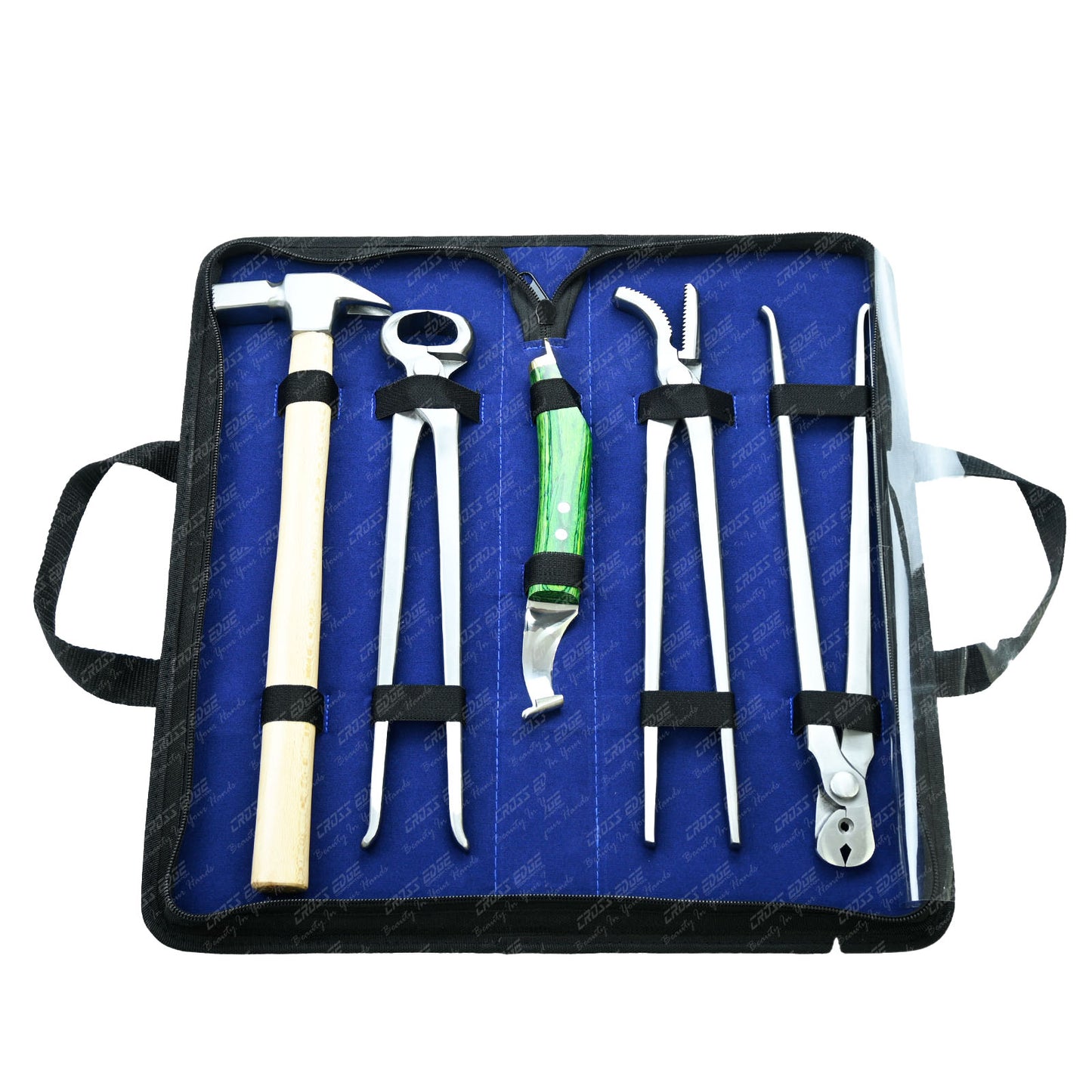 Horse Farrier Tools Kit – 5 Pc Hoof Trimming & Shoeing Set