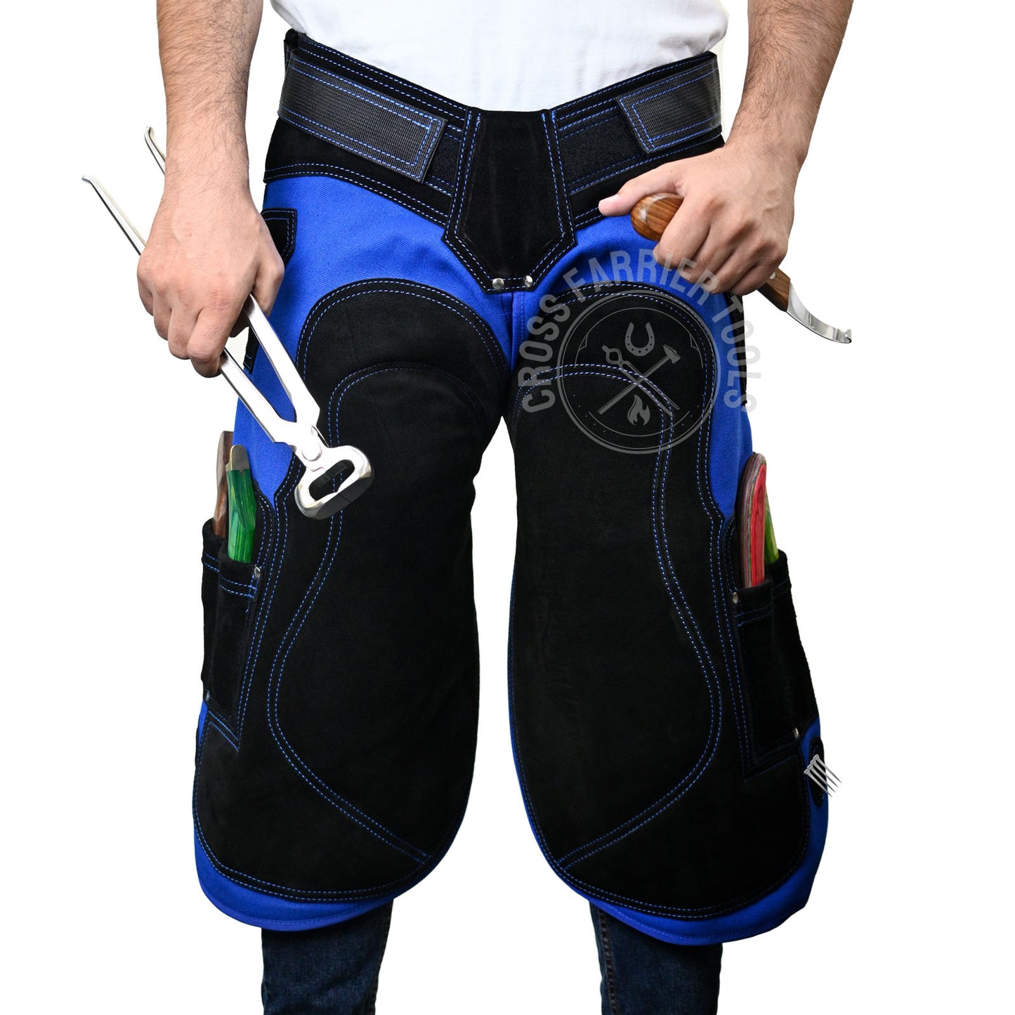 Farrier Apron – Durable Chaps with Knife Pockets & Magnets