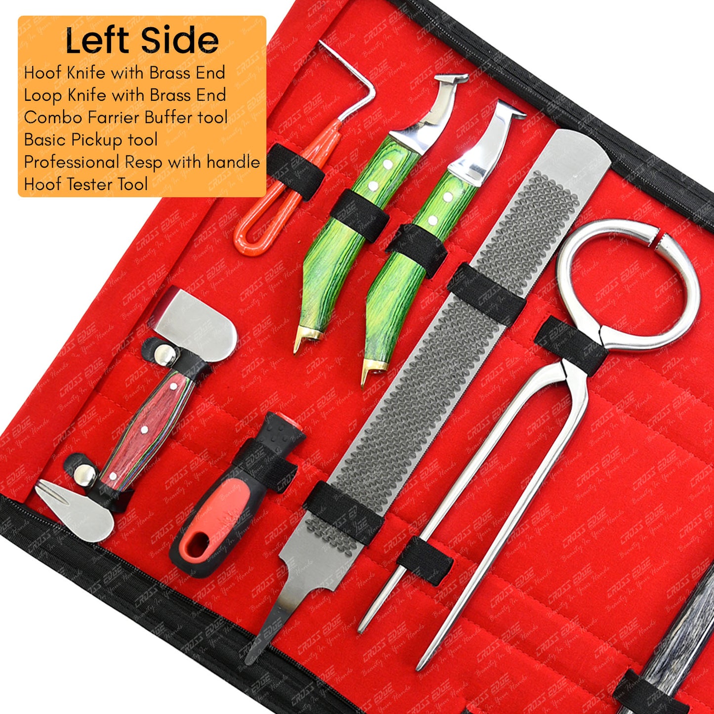 Farrier Tool Kit – 10-Piece Hoof Trimming & Shoeing Set